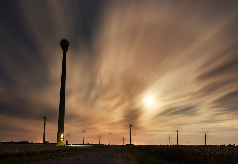 moon light wind night long exposure feldauge reussen